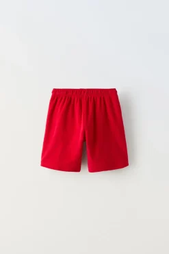 Niños ZARA 6 - 14 Años·Pantalones<BERMUDA TOALLA TEXTO