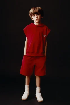 Niños ZARA 6 - 14 Años·Pantalones<BERMUDA TOALLA TEXTO