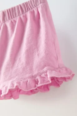 Niños ZARA 6 - 18 Meses·Conjuntos|6 - 18 Meses·Braguitas / Bermudas<BERMUDA VOLANTE