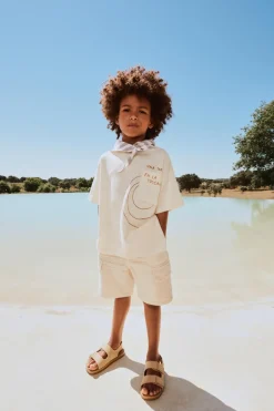 Niños ZARA 1½ - 6 Años·Faldas / Bermudas|1½ - 6 Años·Pantalones / Leggings<BERMUDA WAFFLE CARGO