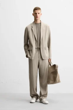 Hot BLAZER FLUIDA TRAJE Hombre Blazers