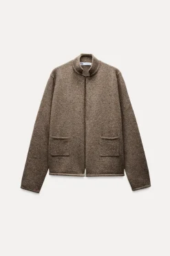 Online BLAZER ABIERTA 100% LANA Mujer Cárdigan / Jerséis|Punto