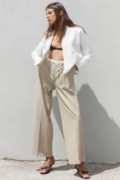 Online BLAZER ABIERTA PUNTO LISO Mujer Blazers / Chalecos|Cárdigan / Jerséis