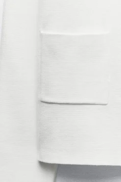 Online BLAZER ABIERTA PUNTO LISO Mujer Blazers / Chalecos|Cárdigan / Jerséis