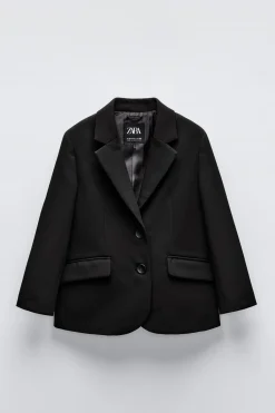 Niños ZARA 6 - 14 Años·Abrigos<BLAZER BOLSILLOS