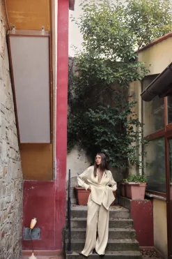 Hot BLAZER BRILLO EFECTO ARRUGADO Mujer Blazers / Chalecos