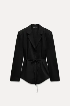 Fashion BLAZER CINTURÓN Mujer Blazers / Chalecos