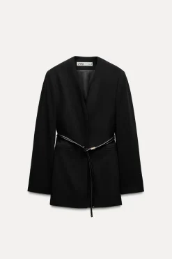 Clearance BLAZER CINTURÓN ZW COLLECTION Mujer Blazers / Chalecos