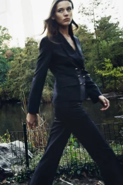 Outlet BLAZER CON LANA BOTONES ZW COLLECTION Mujer Blazers / Chalecos