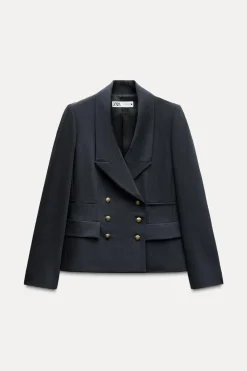 Outlet BLAZER CON LANA BOTONES ZW COLLECTION Mujer Blazers / Chalecos