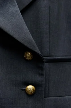 Outlet BLAZER CON LANA BOTONES ZW COLLECTION Mujer Blazers / Chalecos