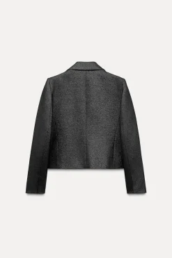 Sale BLAZER CORTA BRILLO Mujer Blazers / Chalecos