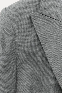 New BLAZER CORTA CRUZADA Mujer Blazers / Chalecos