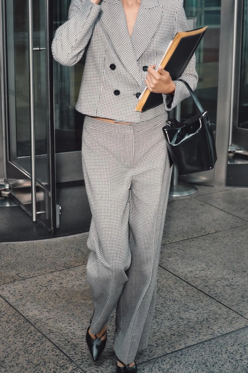 Best BLAZER CORTA PATA DE GALLO Mujer Blazers / Chalecos