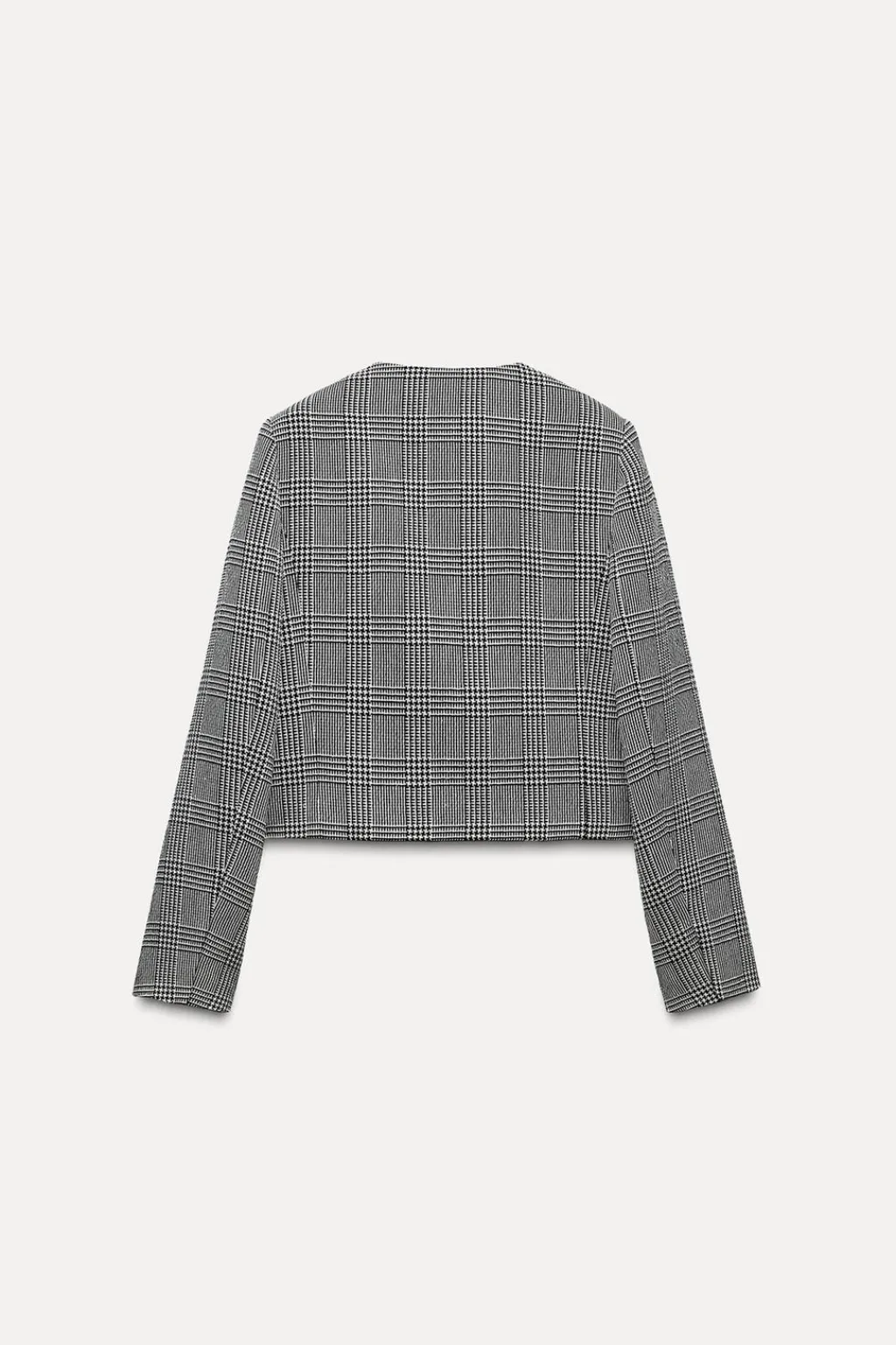 Fashion BLAZER CORTA PATA DE GALLO Mujer Chaquetas / Cazadoras|Blazers / Chalecos