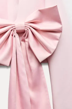 Discount BLAZER CROP LAZO SATINADO Mujer Blazers / Chalecos