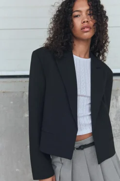 Online BLAZER CROP OVERSIZE Mujer Blazers / Chalecos