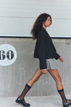 Online BLAZER CROP OVERSIZE Mujer Blazers / Chalecos