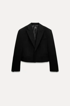Online BLAZER CROP OVERSIZE Mujer Blazers / Chalecos
