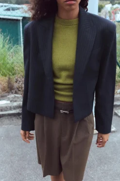 Best BLAZER CROP OVERSIZE RAYA DIPLOMÁTICA Mujer Blazers / Chalecos