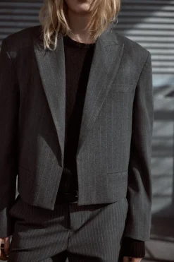 Clearance BLAZER CROP RAYA DIPLOMÁTICA Mujer Blazers / Chalecos