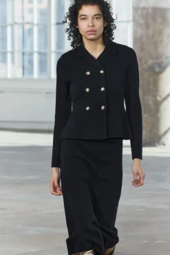 Clearance BLAZER CRUZADA 100% LANA Mujer Blazers / Chalecos|Cárdigan / Jerséis