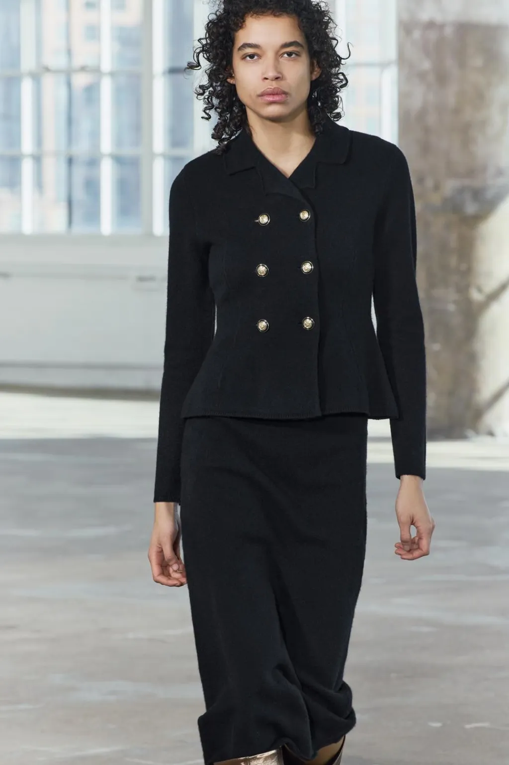 Clearance BLAZER CRUZADA 100% LANA Mujer Blazers / Chalecos|Cárdigan / Jerséis