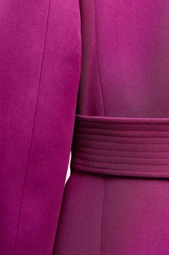 Online BLAZER CRUZADA CINTURÓN ESPALDA Mujer Blazers / Chalecos