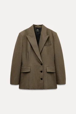 Hot BLAZER CRUZADA CUADROS Mujer Blazers / Chalecos