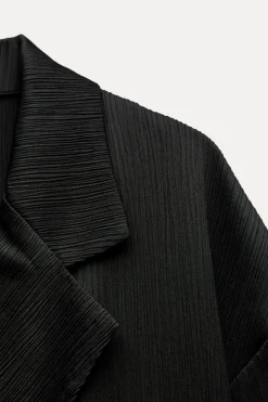 Clearance BLAZER CRUZADA EFECTO ARRUGADO Mujer Blazers / Chalecos