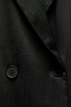 Clearance BLAZER CRUZADA EFECTO ARRUGADO Mujer Blazers / Chalecos