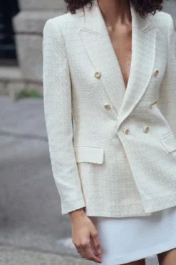 Hot BLAZER CRUZADA ESTRUCTURA Mujer Blazers / Chalecos