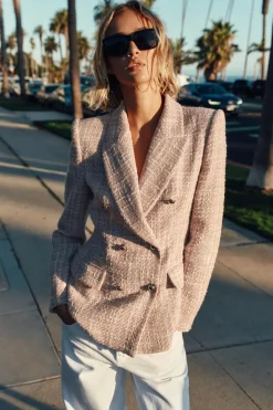 New BLAZER CRUZADA ESTRUCTURA Mujer Blazers / Chalecos