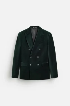 Discount BLAZER CRUZADA TERCIOPELO Hombre Blazers