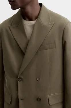 Clearance BLAZER CRUZADA TRAJE ALGODÓN - LYOCELL Hombre Blazers