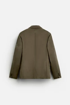 Clearance BLAZER CRUZADA TRAJE ALGODÓN - LYOCELL Hombre Blazers