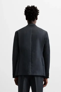 Hot BLAZER CRUZADA TRAJE LINO - ALGODÓN Hombre Blazers