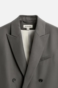 Discount BLAZER CRUZADA TRAJE X NANUSHKA Hombre Blazers