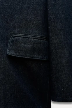 Best BLAZER DENIM TRF OVERSIZE Mujer Blazers / Chalecos