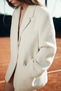 Hot BLAZER EFECTO PELO Mujer Blazers / Chalecos