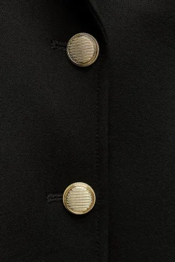 New BLAZER ENTALLADA BOTÓN DORADO Mujer Blazers / Chalecos