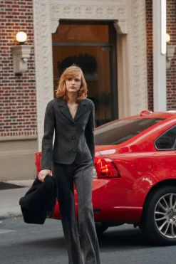 New BLAZER ENTALLADA BOTONES Mujer Blazers / Chalecos