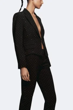 Online BLAZER ENTALLADA BRILLOS Mujer Blazers / Chalecos