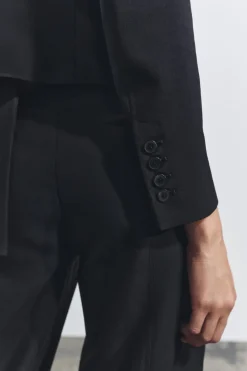 Hot BLAZER ENTALLADA CON LANA ZW COLLECTION Mujer Blazers / Chalecos