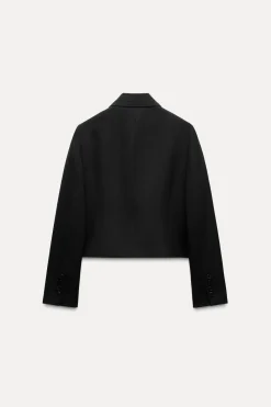 Hot BLAZER ENTALLADA CON LANA ZW COLLECTION Mujer Blazers / Chalecos