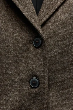 Hot BLAZER ENTALLADA CON LANA ZW COLLECTION Mujer Blazers / Chalecos