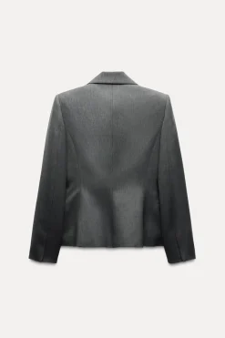 Discount BLAZER ENTALLADA HOMBRERAS Mujer Blazers / Chalecos