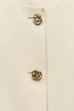 Discount BLAZER ENTALLADA TAPETAS Mujer Blazers / Chalecos