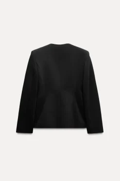 Clearance BLAZER ESCOTE REDONDO Mujer Blazers / Chalecos