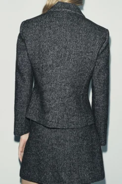 New BLAZER ESPIGA BORDADOS ZW COLLECTION Mujer Blazers / Chalecos